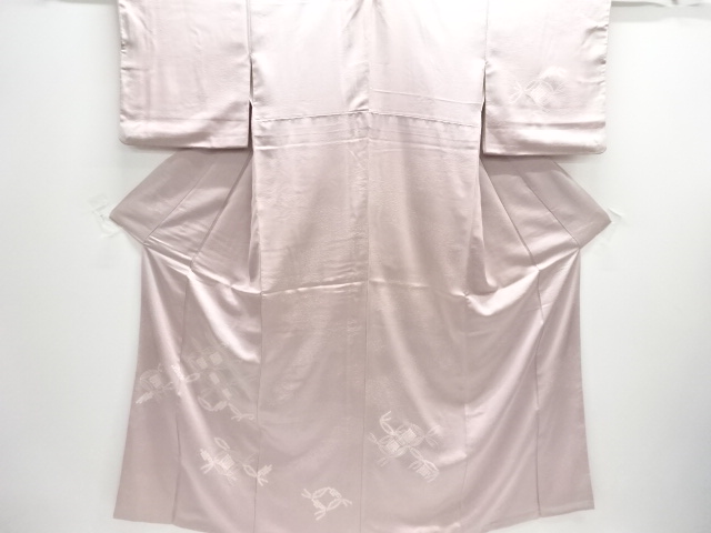 JAPANESE KIMONO / HOMONGI / SILK / EMBROIDERY / SHIBORI / SHIPPO